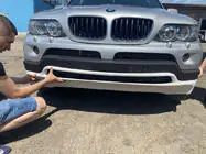 BMW X5 E53 1999–2006 Front bumper lip spoiler (2003-2006, paintable) photo 7