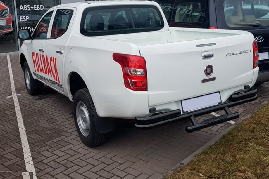 Fiat Fullback 2016- Rear Guard AK-Special Black (Stainless Steel) Photo 3