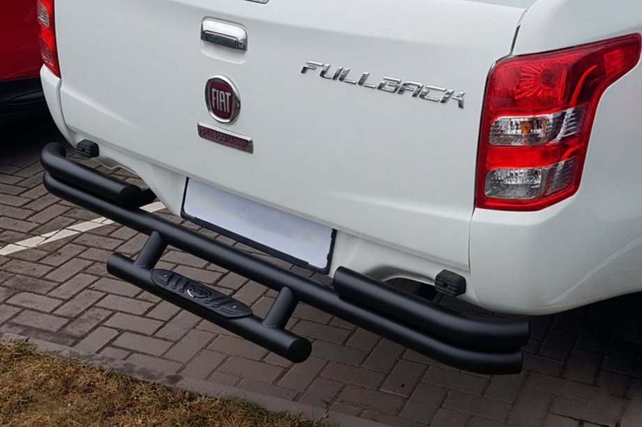 Fiat Fullback 2016- Rear Guard AK-Special Black (Stainless Steel) Photo 1