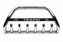 Renault Trafic 2001–2015 Bull Bar WT004 with Trafic lettering (stainless steel) photo 2