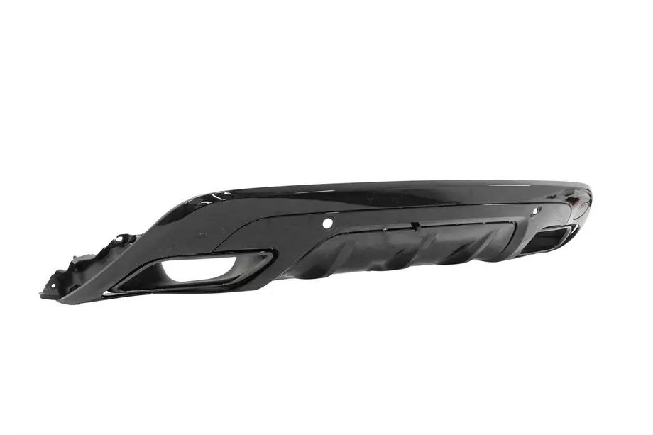 Range Rover Velar 2017- Rear Bumper Diffuser with Tips Black Photo 3