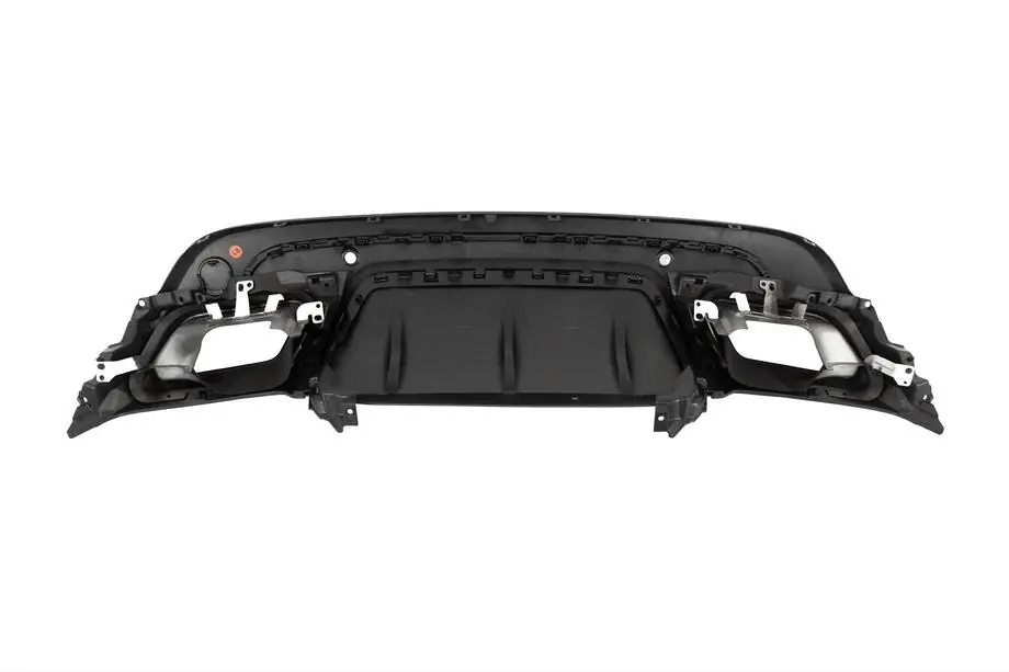 Range Rover Velar 2017- Rear Bumper Diffuser with Tips Black Photo 5