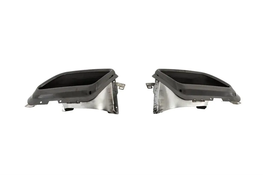 Range Rover Velar 2017- Rear Bumper Diffuser with Tips Black Photo 12