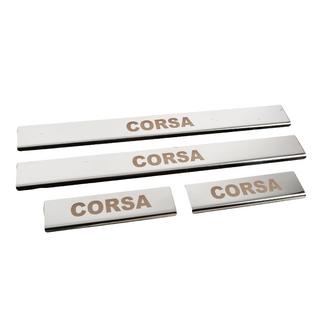 Carmos Door Sill Protectors (4 pcs, Stainless Steel) photo 3