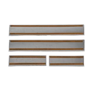 Door Sill Covers (4 pcs, Stainless Steel) Ford S-Max 2015- photo 4
