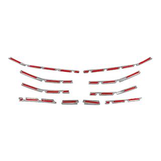 Front bumper stainless steel trims (10 pcs) Renault Clio V 2019- photo 4