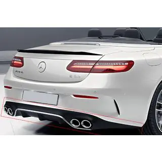 Rear Diffuser Black with Chrome Tips (AMG53 Design) photo 1