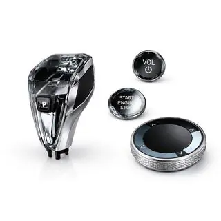 Crystal Interior Trim Set (Gear Selector + Buttons) BMW X5 G05 2019–2026 photo 1
