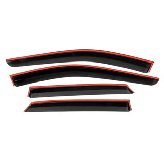 Window Deflectors with Chrome Trim Niken Luxury (4 pcs) Nissan Qashqai 2021- photo 3