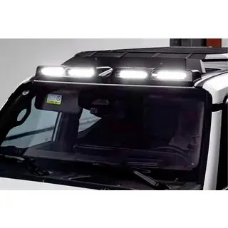 Windshield sun visor with LED (Black) photo 1