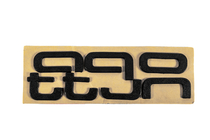 Audi Quattro Black lettering badge photo 2