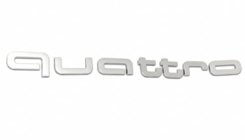 Audi Quattro Grey Emblem Badge photo 1