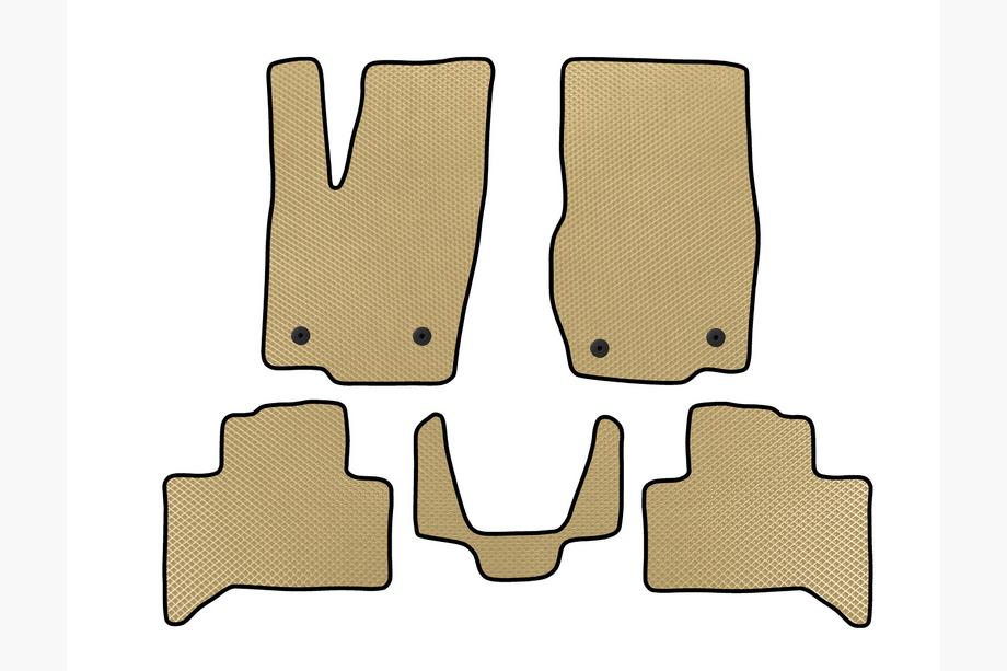 Lexus GX550 2023- EVA Floor Mats (Beige) Photo 1