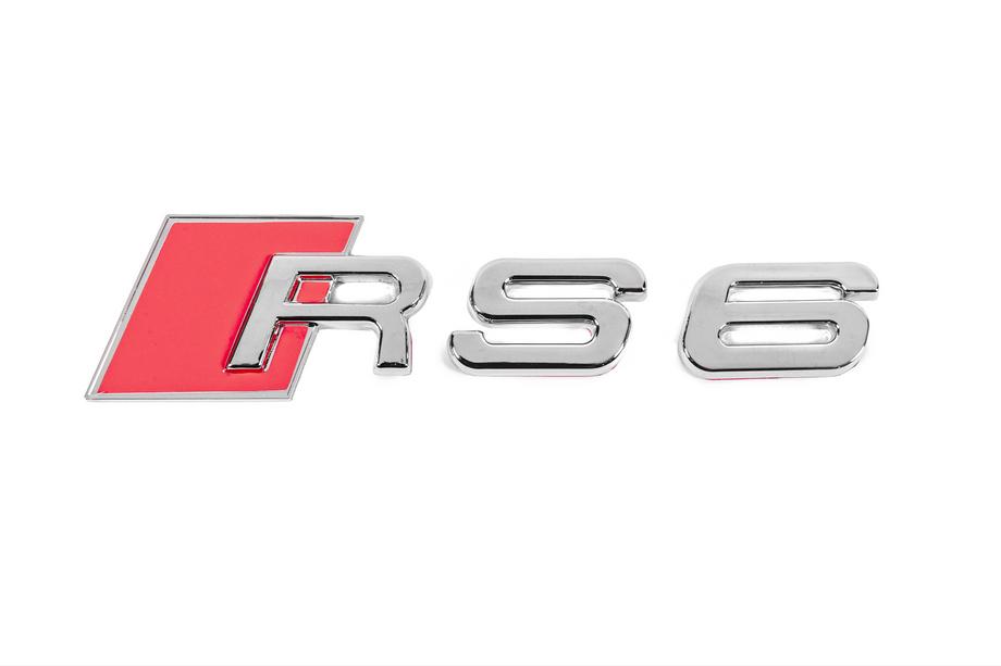 Audi RS6 lettering badge Image