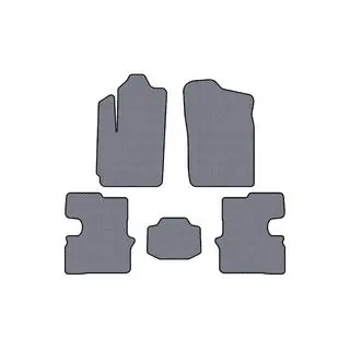 Rubber Floor Mats Carsuit (Gray)