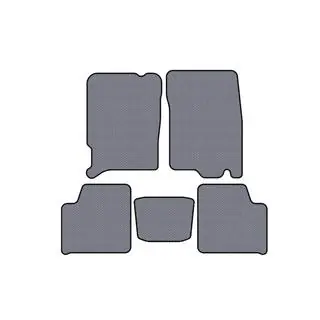 Rubber Floor Mats Carsuit (Gray)
