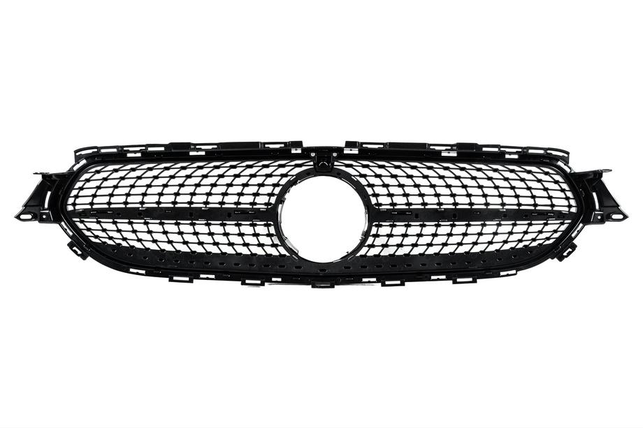 Mercedes E-class W213 2016-2023 Front grille Diamond Silver (for Base, 2020-2023) Photo 4