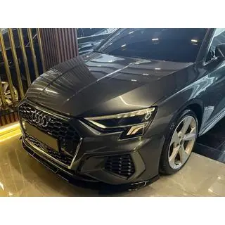 Front lip spoiler EuroCap (for S-line, 2020-2024, ABS) Audi A3 2020- photo 2