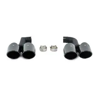 Black exhaust tips in X3M F97 style (V2) photo 1
