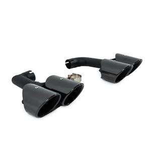 Black exhaust tips in X3M F97 style (V2) BMW X3 G01 2018- photo 4