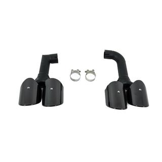 Black exhaust tips in X4M F98 style (V2) BMW X4 G02 2018- photo 2