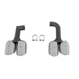 Silver exhaust tips in X3M F97 style (V2) BMW X3 G01 2018- photo 3