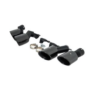 V2 Black exhaust tips in X5M F95 style BMW X5 G05 2019–2026 photo 3