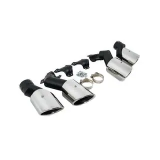 V2 Silver exhaust tips in X5M F95 style photo 4