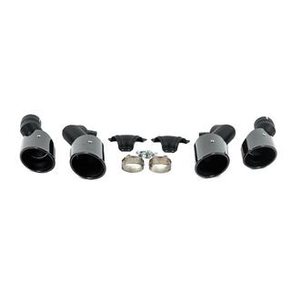 V2 Black exhaust tips in X6M F96 style BMW X6 G06 2019–2027 photo 1