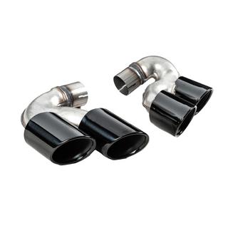 Exhaust Tips V3 Black, X6M F96 Style photo 2
