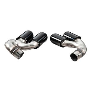 Exhaust Tips V3 Black, X6M F96 Style photo 3