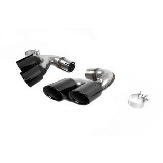 V1 Black exhaust tips in X6M F96 style photo 3