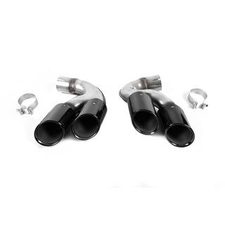 V1 Black exhaust tips in X6M F96 style photo 1