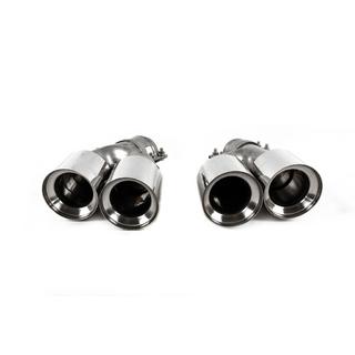 Exhaust tips M6 Silver (2 pcs) BMW 6 Series G32 2017- photo 2