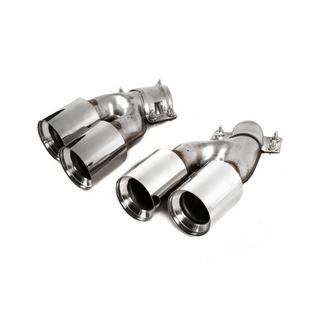 Exhaust tips M6 Silver (2 pcs) BMW 6 Series G32 2017- photo 1