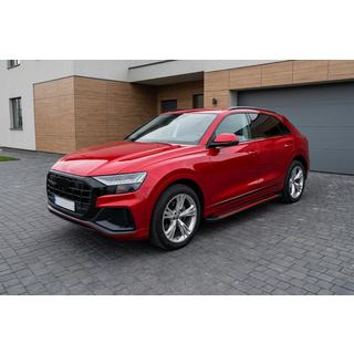 Side steps Maya Red (2 pcs, Aluminum) Audi Q8 2018- photo 1
