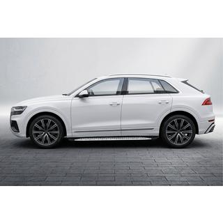 Side Steps Shining V1 (2 pcs, Aluminum) Audi Q8 2018- photo 1