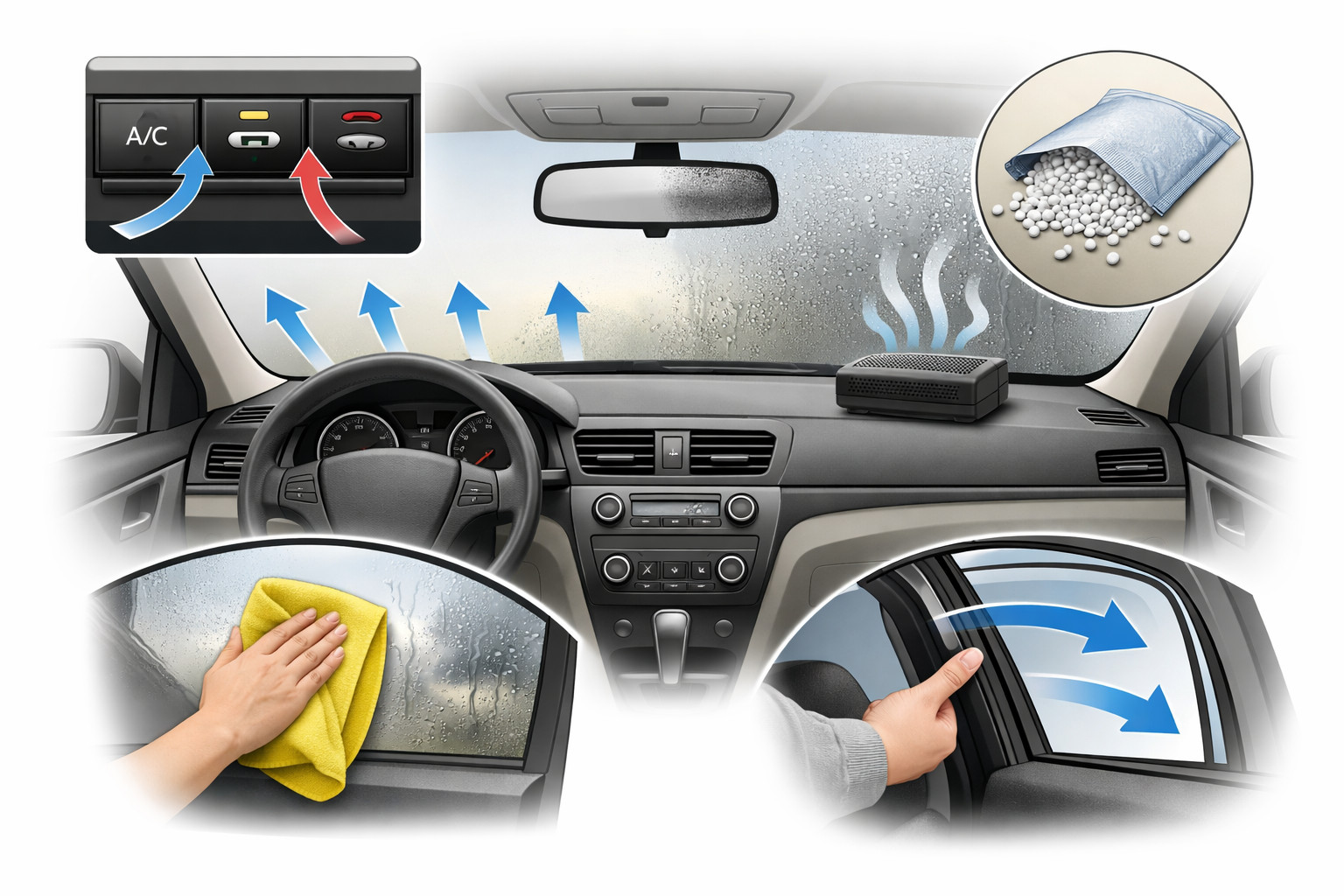 How to prevent car windows from fogging up