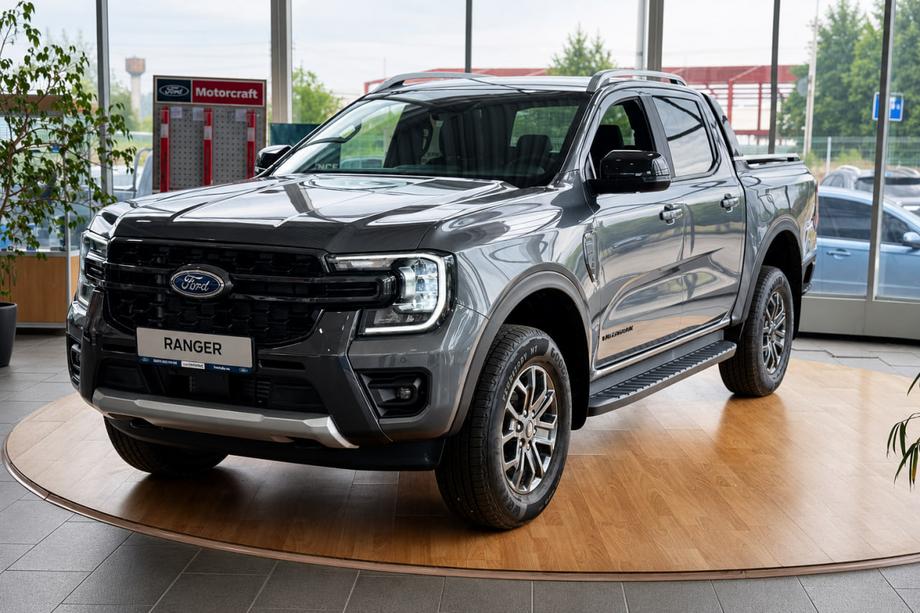 Ford Ranger 2022- OEM Gray Roof Rails (Aluminum) Photo 2