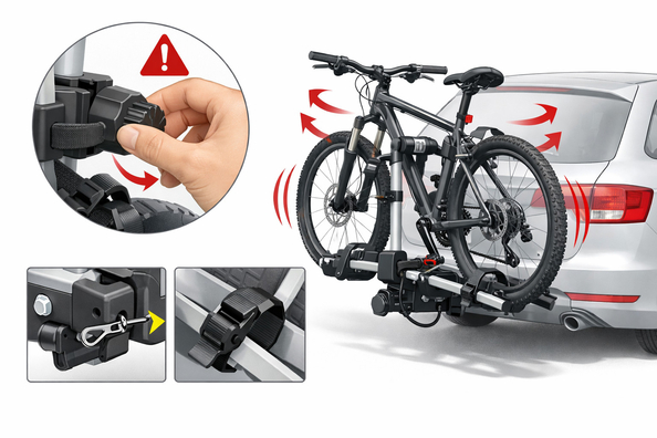 Bike rack wobbling? What to check before you set off Photo 1