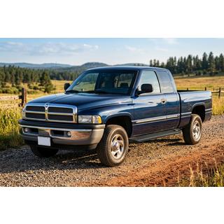Allmond Black Side Steps (2 pcs, Aluminum) Dodge RAM (BR/BE) 1994–2002 photo 1