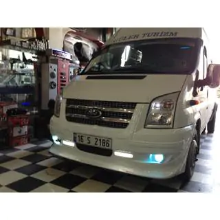 Front bumper lip (2006-2014, DRL, with grille) photo 3