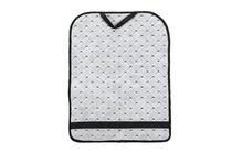 Velour seat back organizer (1 pc, Black with blue stitching) photo 4