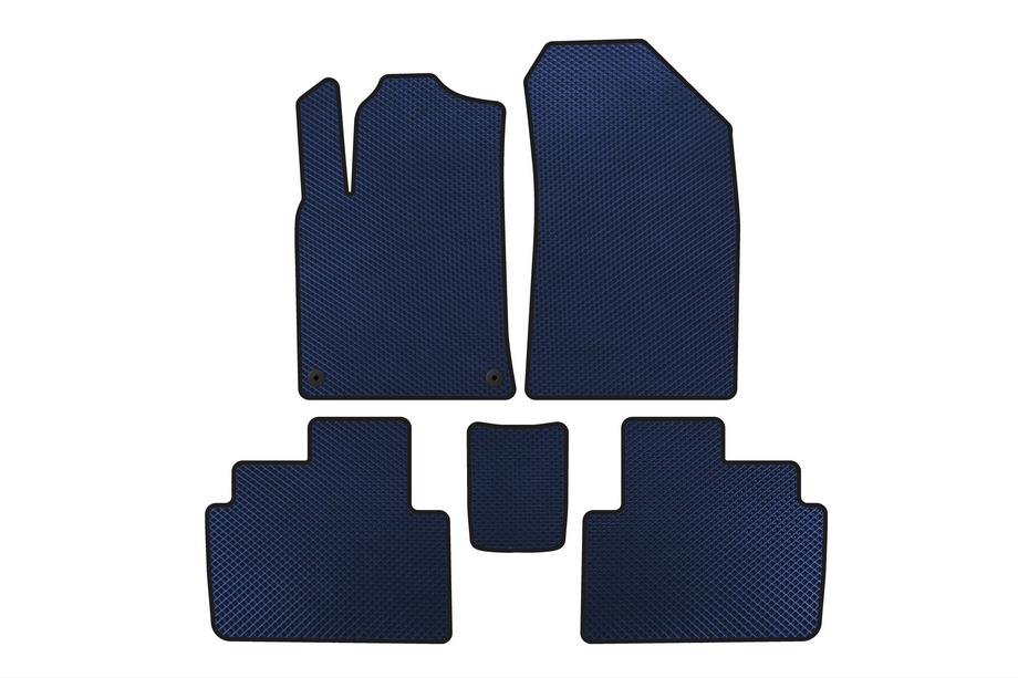 Peugeot 407 2004-2011 EVA Floor Mats (SW, Blue) Photo 1