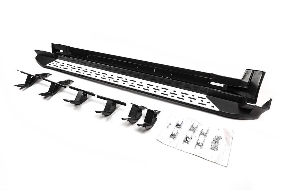 Toyota Highlander 2013-2019 Side Steps Original Design (for EU and USA, 2 pcs, Aluminum) Photo 2