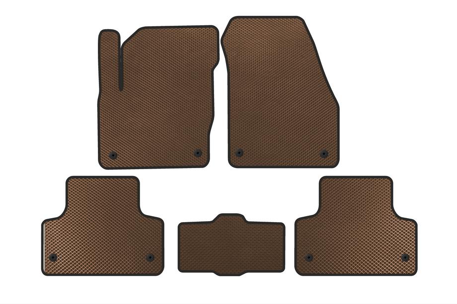 Range Rover Evoque 2012-2018 EVA Floor Mats (Brown) Image
