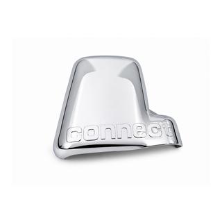 Chrome mirror cover with logo, right (1 pc., plastic) Ford Connect 2006–2009 photo 1