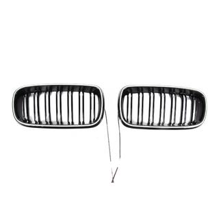 M-Look LED Kidney Grilles (Gloss Black) BMW X6 F16 2014-2019 photo 2