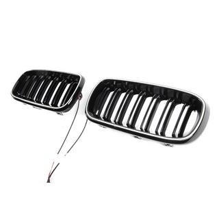 M-Look LED Kidney Grilles (Gloss Black) BMW X6 F16 2014-2019 photo 3