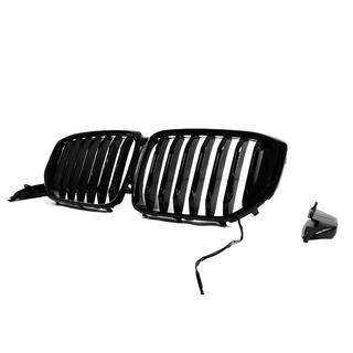 1 Bar LED kidney grilles (2019-2022, gloss black) BMW X5 G05 2019–2026 photo 3